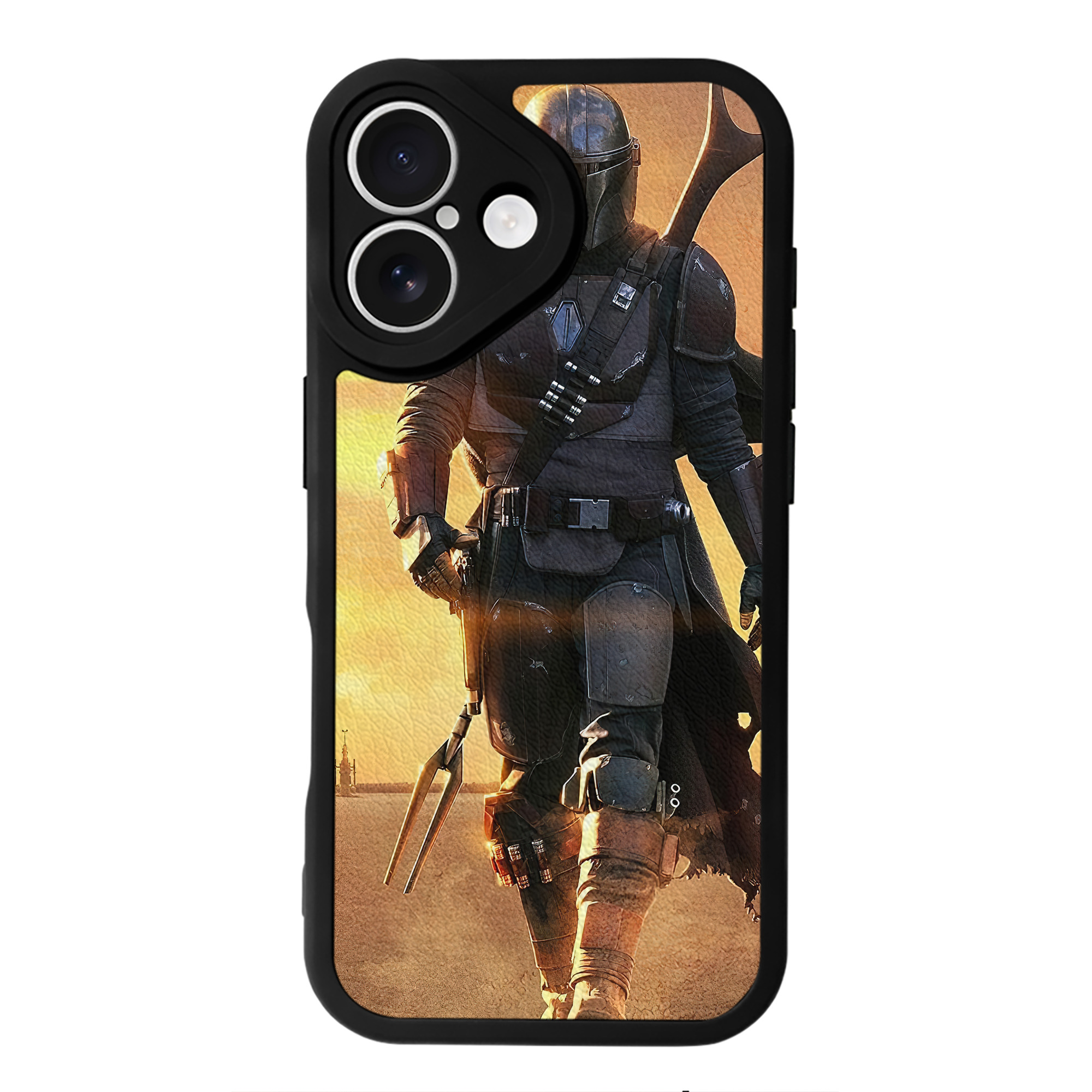 （画像用） スター・ウォーズ Star Wars 【iPhone 16シリーズ対応】シリコンスマホケース（レザー調） 材質：シリコン